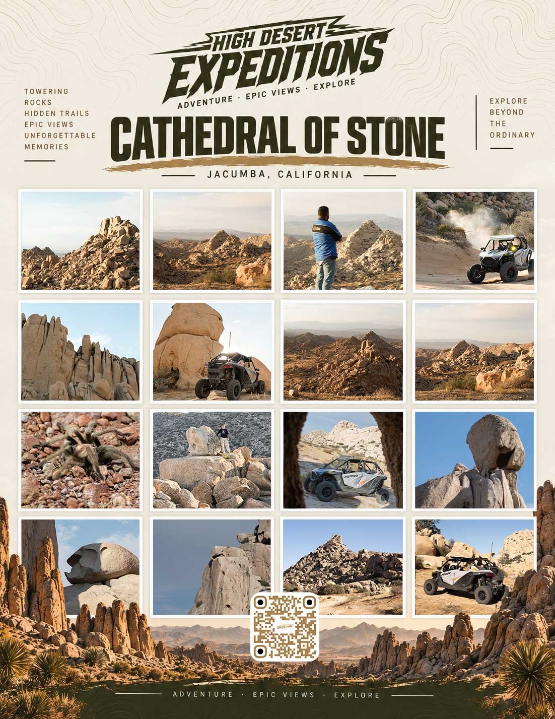 Cathedral of Stone photo gallery – High Desert Expeditions, Jacumba, California